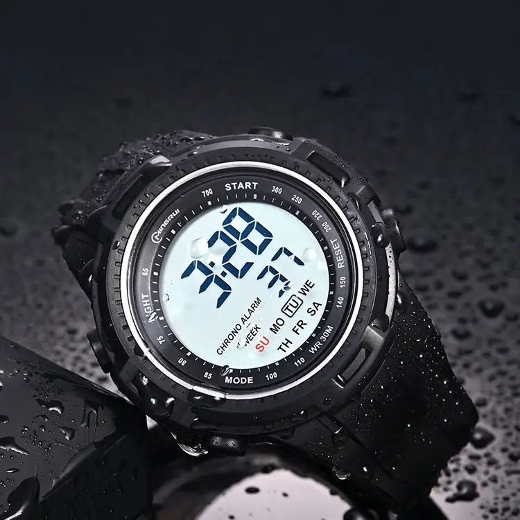Mingrui — montre digitale de sport pour hommes, étanche, de haute qualité, 8117G, prix d'usine