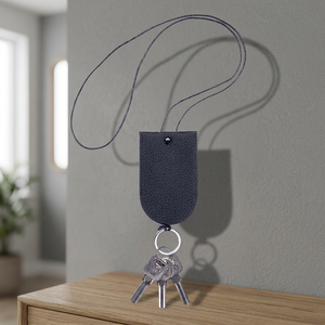 Porte-clés universel en cuir véritable portable pour clés de voiture, grande capacité, avec système de verrouillage - Product Image 3