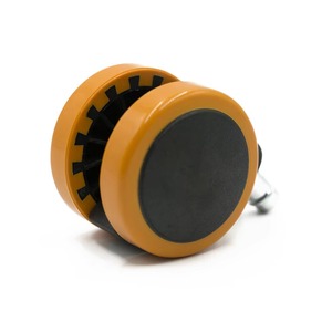 11x22mm Modern PU Chair Casters Hardwood Floor Safe <b>Replacement</b> <b>Wheels</b> For Office School Supermarket Equipment - Product Image 5