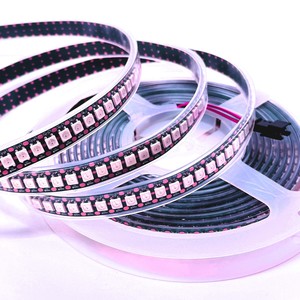 Bande <span class=keywords><strong>LED</strong></span> WS2812 SMD 5050 5V 144 <span class=keywords><strong>LED</strong></span>/<span class=keywords><strong>m</strong></span>, adressable individuellement, RVB pleine couleur, flexible, idéale pour l'extérieur, IP67 - Product Image 4
