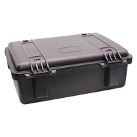 Boîte de rangement pour outils en plastique rigide imperméable, sac de transport, boîte à éponge noire, portable, pour appareil photo, objectif, photographie, valise OEM IP67