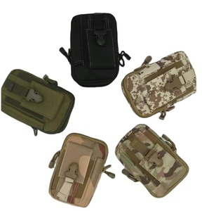 FI18Cell <b>Phone</b> Mini Waist Bag with Molle Straps for Outdoor Sports Riding Hiking and Running with Side D <b>Ring</b> for Shoulder Strap - Product Image 2