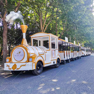Popular Choice 27-seat Trackless Panda Theme <b>Train</b> With Cute Design For Kids And Family Amusement Rides For Sale - Product Image 6