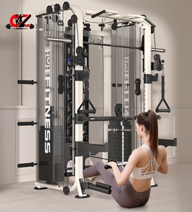 CZFIT Smith Machine : Appareil d'entraînement complet multifonctionnel tout-en-un, structure de gantry pour squats et développés couchés à domicile - Product Image 4