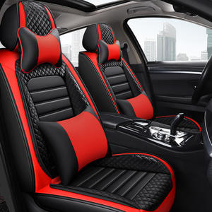 Fundas universales de cuero para asientos de coche, accesorios interiores de lujo para Mustang - Product Image 3