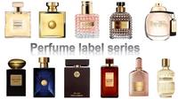 Étiquettes de bouteille de parfum en métal personnalisé, étiquette gaufrée en aluminium, autocollants de fragrance