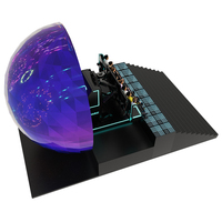 Simulateur de vol VR Oculeap 2027 Nouveau cinéma 3D 5D 7D 12D Simulateur de montagnes russes à réalité virtuelle Cinéma volant immersif