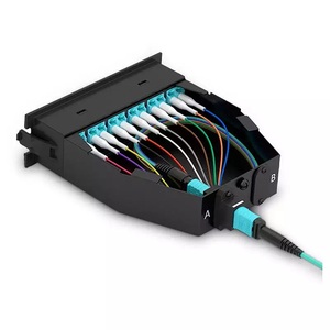 Módulo de Cassette MPO MTP a LC de Alta Densidad de 24 Núcleos, 12 Puertos LGX Enchufables, OM3 OM4 OS2 Tipo A B, 40G 100G 400G, Montaje en Rack para Centro de Datos - Product Image 2