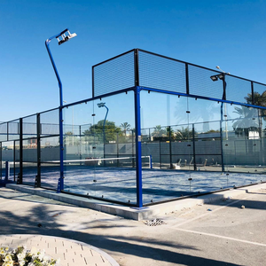 Set Completo de <span class=keywords><strong>Cancha</strong></span> de Pádel Panorámica para Exteriores APEX, Equipo de Pádel Resistente para Juego de Pádel - Product Image 1