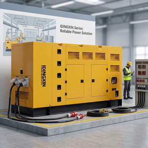 Generatore Diesel Super Silenzioso Originale Cummins Perkins da 30kva a 500kva con ATS, Gruppo Elettrogeno Industriale Trifase - Product Image 1