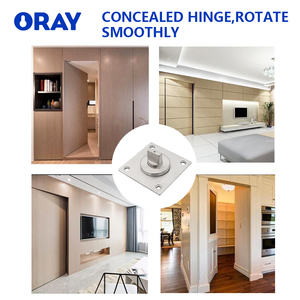Guangdong fabbrica legno resistente vetro doccia porta perno sistema di cerniera Design moderno struttura in acciaio angolo parete perno cerniera ORAY - Product Image 6