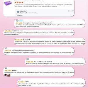 Vente en gros, Non-tissé, jetable, mignon, imprimé, échantillons gratuits, adulte, bébé, fille, changement de couche - Product Image 6