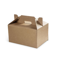 Einfache schwarze Pizza Box Food Truck Pequeos Kuchen Box Kuchen Bäckerei Papier Box für Picknick Lebensmittel verpackung