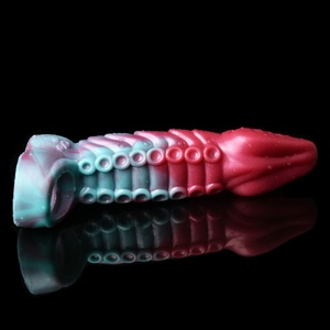 FRRK Monster Cock Penis Sheath Fantasy Alien <b>Dildo</b> Silicone Male Penis Extender Sleeve Vagina Expander Couples Adult Sex Toys - Product Image 3