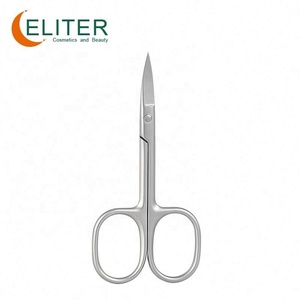 Eliter, proveedor mayorista, hoja curva clásica, acero inoxidable, manicura, Tijera para cutículas, uñas, tijeras para cutículas - Product Image 1