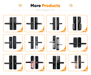 Tuya Wifi Thông Minh Cổng Khóa Thời tiết điện tử chốt chết màn hình cảm ứng vân tay mật khẩu cho cửa gỗ đám mây lưu trữ dữ liệu - Product Image 5