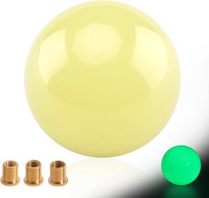 Lichtgevende acryl versnellingspookknop Glow-in-Dark Racing versnellingspookknop met 3 draadadapters voor handmatige en gedeeltelijk automatische auto's - Product Image 1