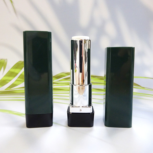 <b>Square</b> ABS Lipstick Tube with Base <b>Container</b> Empty Lipstick Packaging with Screen Printing and Private Logo - Product Image 1