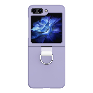 Funda de teléfono de PC mate a prueba de golpes para Samsung para Galaxy <span class=keywords><strong>Z</strong></span> Flip 6 ZFlip 4 <span class=keywords><strong>Motorola</strong></span> <span class=keywords><strong>RAZR</strong></span> 40 ULTRA Clear PC Cover con anillo de dedo - Product Image 5
