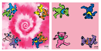 Nouveauté 2026 Tuiles de Mahjong sur mesure Grateful Dead Sunshine Daydream Tie Dye Pearl, design Dancing Bears monocouche, en acrylique pour le plaisir