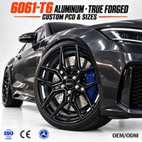 Jantes forgées Y Spoke 19 20 21 22 pouces 5x114.3 5x115 Noir brillant Jantes personnalisées pour Dodge Charger Challenger Nissan Z BMW G80 G82