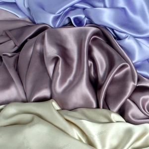 Seta di gelso naturale tessuto di organza di seta di raso puro al 100% tessuto di seta naturale - Product Image 2