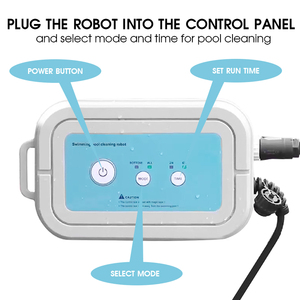 เครื่องดูดฝุ่นสระว่ายน้ำอัตโนมัติไร้สาย Smart Light Blue รุ่น BN101 ทำความสะอาดพื้นผิวผนังและเส้นน้ำได้สองครั้ง - Product Image 3