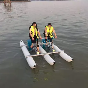 Pedal driven paddle single inflatable foot driven pedal tricycle fishing board double kayak pool sofa water tent water house