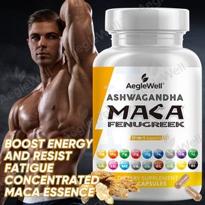 Aeglewell栄養補助食品マカティヒップカプセル、天然マカはヒップカーブを形成してヒップマカカプセルを拡大します - Product Image 6