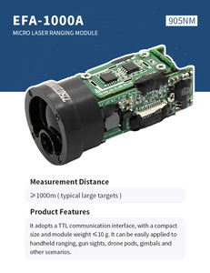 905nm सूक्ष्म लेजर मॉड्यूल 1000 मीटर रेंज औद्योगिक ग्रेड छोटे आकार ip67 रेटेड एल्यूमीनियम मिश्र धातु निर्माण - Product Image 5