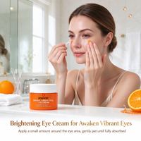 Krim Mata OEM Bright Brew untuk Lingkaran Hitam, Krim Perawatan Mata yang Merevitalisasi dengan Vitamin C, Krim Mata Anti Penuaan yang Melembapkan