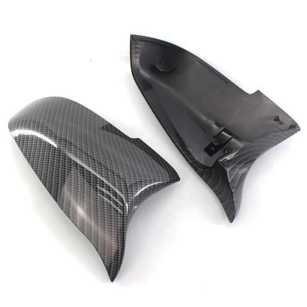 Voor Bmw 5 6 7 Serie Zwarte Spiegel Cover F10 F11 F18 F07 F12 F13 F06 F01 F02 Lcl Carbon fiber Patroon Spiegel Cover