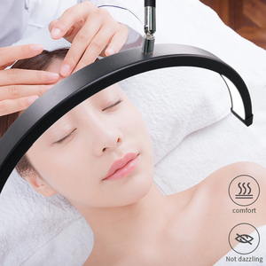 21-inch 36W LED nửa mặt trăng đèn cho lông mi mở rộng cổ ngỗng vẻ đẹp Đèn salon văn phòng cạnh giường ngủ mặt trăng ánh sáng sàn với khay - Product Image 3