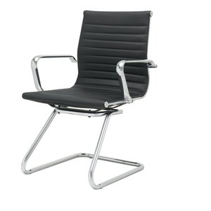Silla de oficina moderna y cómoda de cuero 36019-1010D/B/A - Product Image 1