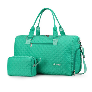 Sac de voyage grande capacité pour femme, personnalisable, multi-poches, pliable, avec fermeture éclair, design ergonomique - Product Image 2