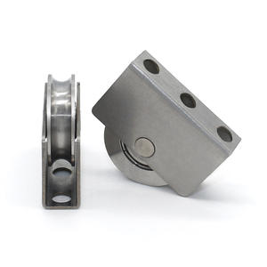 Poleas Metálicas en Forma de U S626ZZ Personalizables Directas de Fábrica, Herrajes de Ensamblaje Sin Rodamientos con Piezas de Rodillos para Rieles de Cuerda - Product Image 4