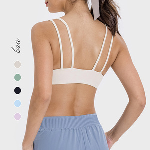 DSS078 Soutien-gorge de sport absorbant les chocs à haute élasticité pour femmes Soutien-gorge de yoga de fitness confortable avec dos de beauté-pour l'entraînement et l'exercice de gymnastique - Product Image 6