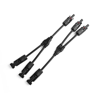 Connecteur de branche solaire PV-BMY3 CE IP67 2 à 1 30A 1000V DC femelle et mâle étanche de type Y pour système photovoltaïque solaire