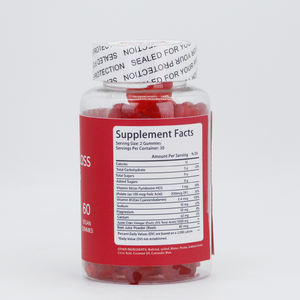 Индивидуальный логотип в форме медведя, лакомство, тощий, гладкий животик, яблочный уксус, мармеладки, цена - Product Image 2