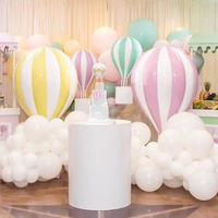 Accessoires pour Baby Shower Bleu et Rose Douceur Tefnut Ballons en Fibre de Verre à Air Chaud Décoration de Mariage