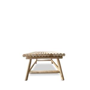 Table basse minimaliste en teck gonflable écologique 120x70x40 pour salon, meubles de maison - Product Image 1