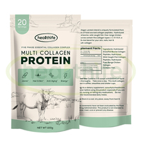 Complément alimentaire Healthife, protéines de collagène hydrolysées, poudre de peptides de collagène hydrolysée, boisson pour la beauté des cheveux, des ongles et de la peau
