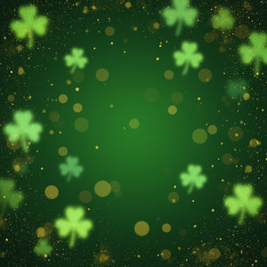 T-Shirt a Maniche Lunghe con Grafica Gatto e Trifoglio per San Patrizio, Unisex per Adulti, Stampa Digitale Promozionale - Product Image 3