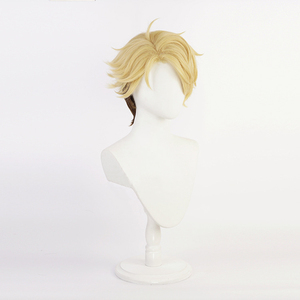 วิกผมคอสเพลย์ตัวละครนารุคามิ อาราชิ จากอนุมัติสตาร์ส แบบสั้น 30 ซม. สีเหลืองดำ ทำจากเส้นใยสังเคราะห์ - Product Image 3