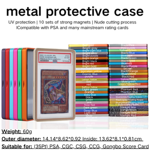 Funda Protectora Magnética de Aluminio y Vidrio con Protección UV para Cartas Graduadas PSA BGS, Éxito de Ventas - Product Image 2