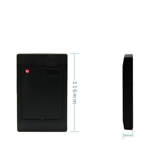 Lector de Tarjetas de Control de Acceso RFID de Doble Frecuencia 125khz y 13.56mhz 12V RS232 Hex <span class=keywords><strong>ASCII</strong></span> Raw Card ID - Product Image 1