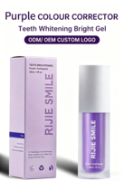 Dentifrice blanchissant chimique violet pour usage domestique, haleine fraîche, soins bucco-dentaires quotidiens, format voyage, adulte