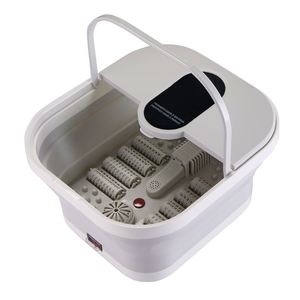 Heated Portable <b>Foldable</b> Collapsible Foot <b>Bath</b> Basin with Massage and Bubble Surf for Household Use - Product Image 1