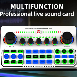Ensemble de microphone à condensateur RGB X50, carte son, réduction du bruit, XLR, microphone de bureau, kit de karaoké, USB BM800, enregistrement en direct, studio - Product Image 2