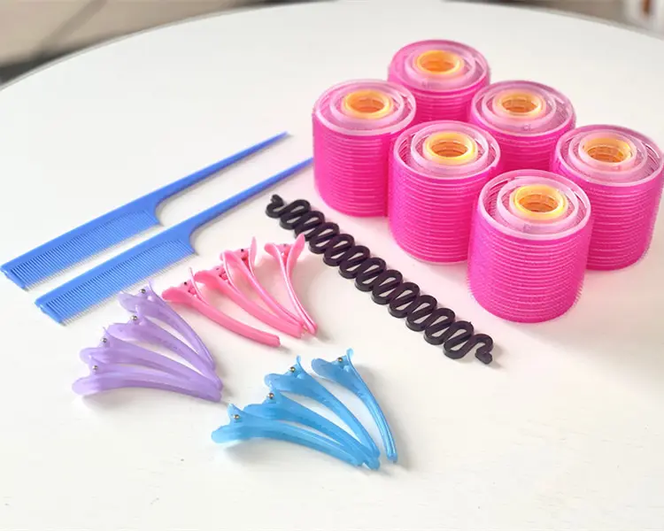 Best sale Factory Direct Supply Professional Nylon Plastic hair roller clip
